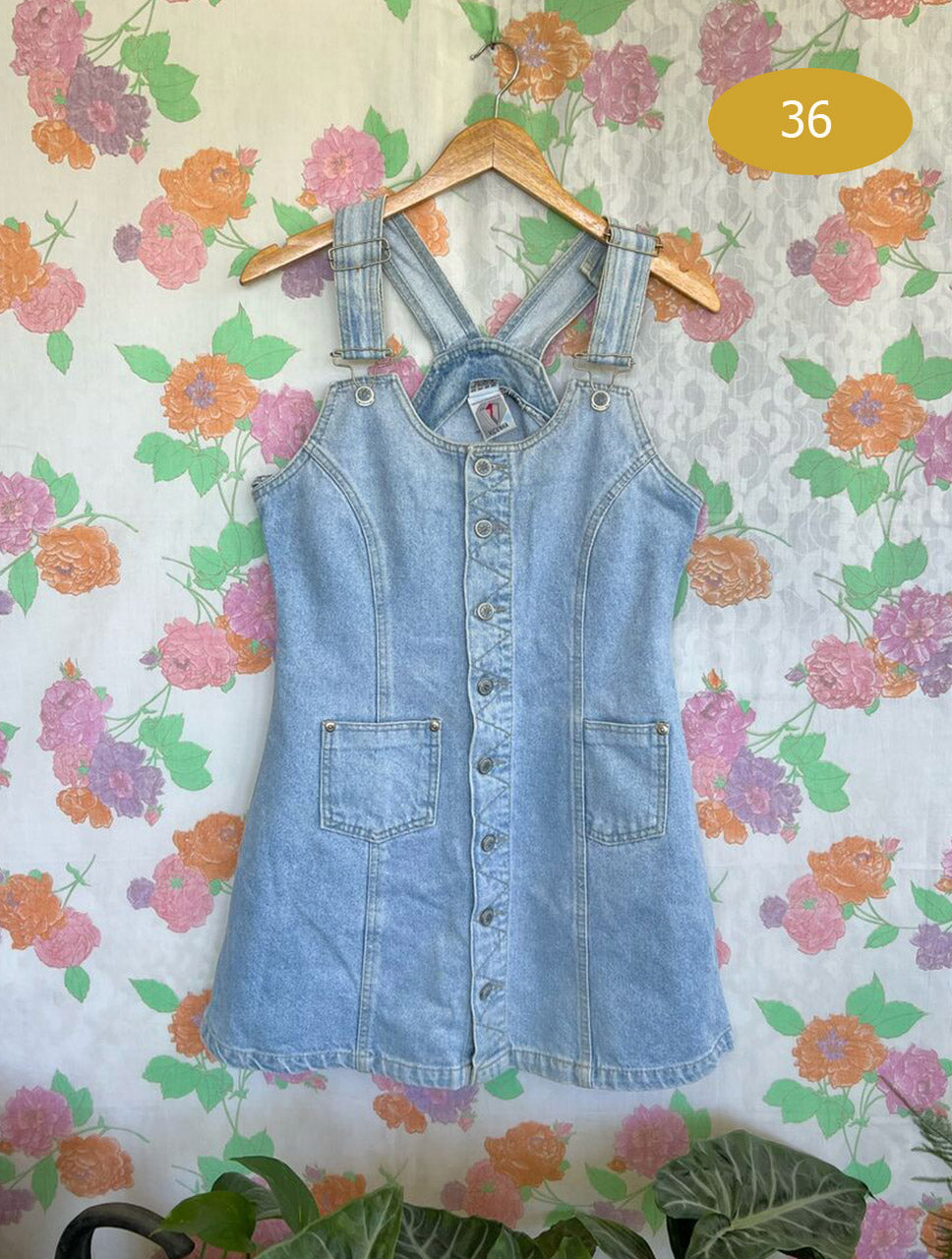 90's Light Denim Dress