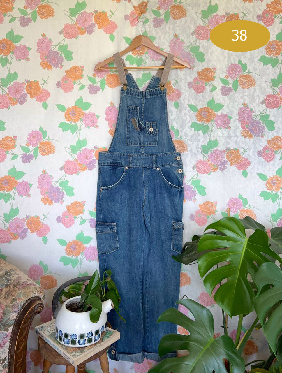 90's Rusty Denim Overall