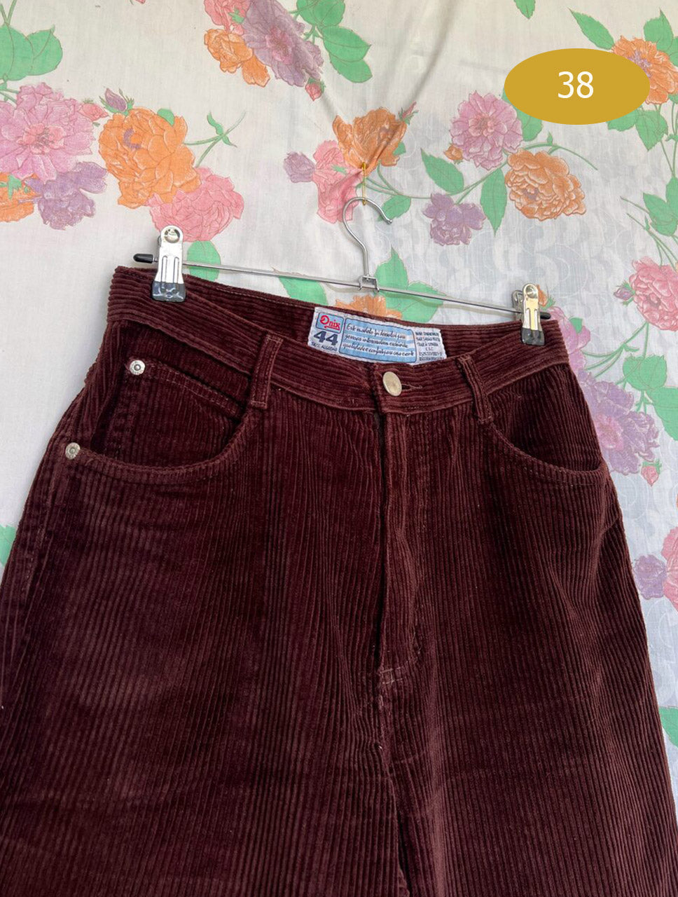 Brown Baggy Corduroy Vintage Pants