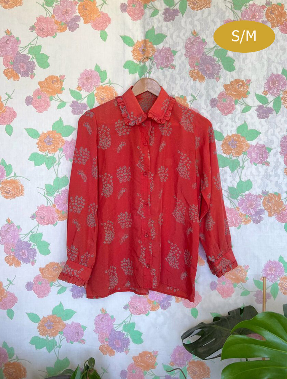 Vintage Detailed Apricot Shirt