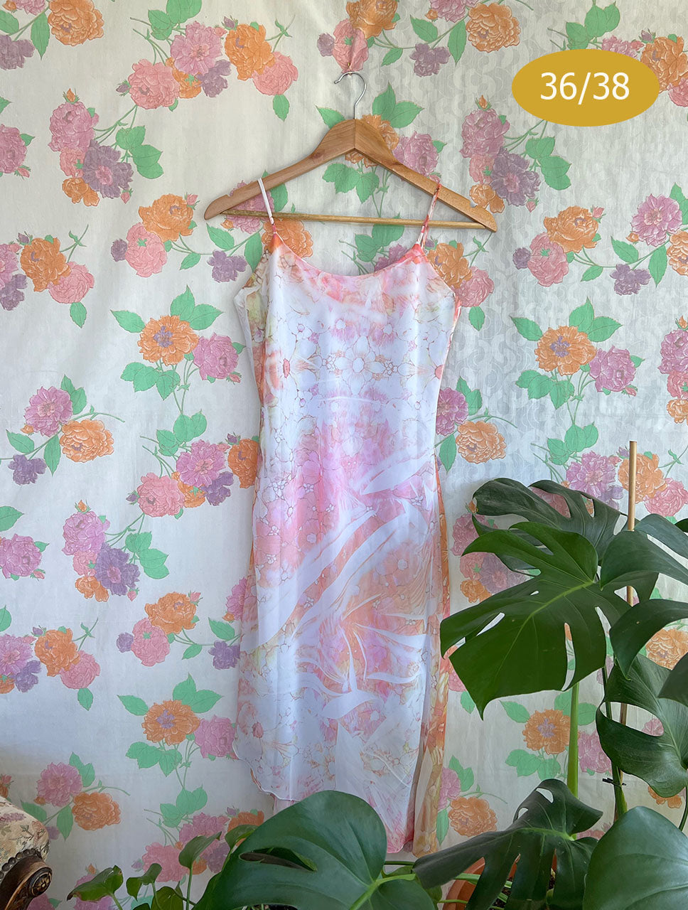 90's Pastel Slip Dress