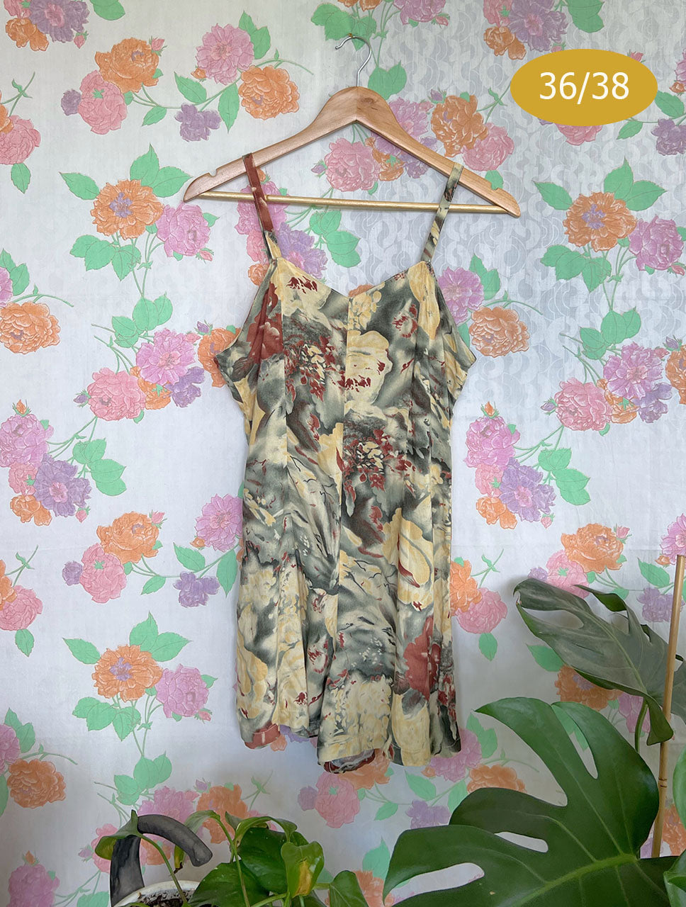 Vintage Printed Relaxed Jumpsuit