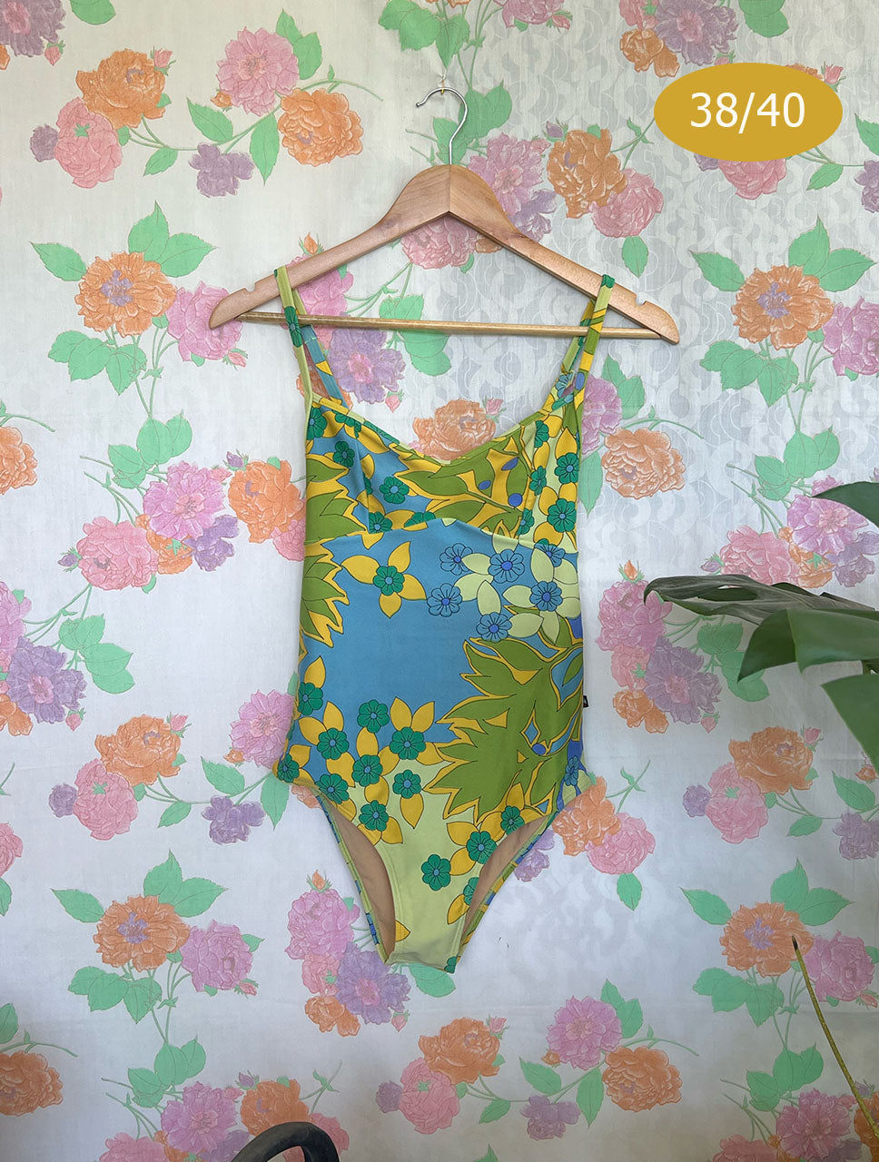 90's Chica Brasil Floral Swimsuit