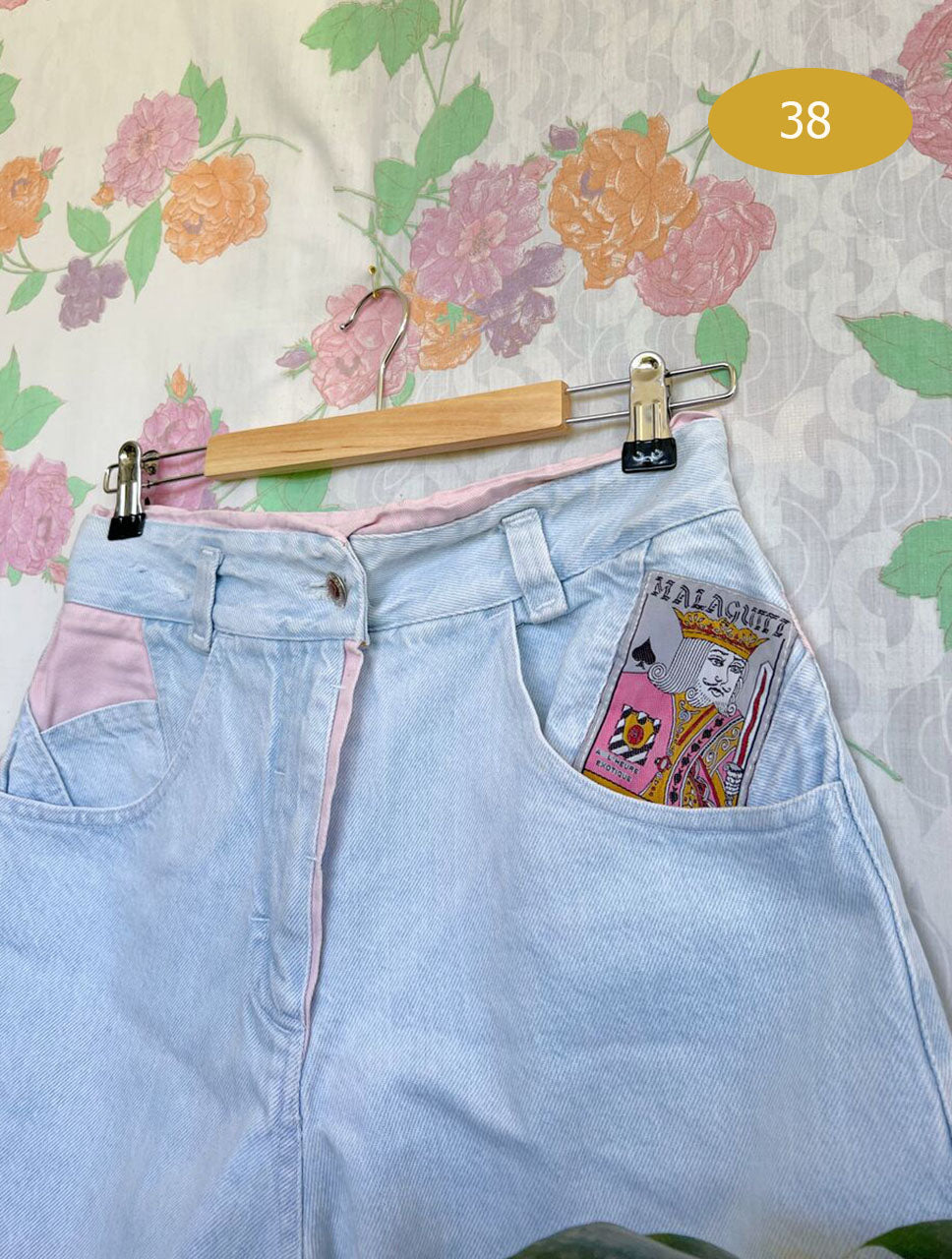 90's Denim Detailed Shorts