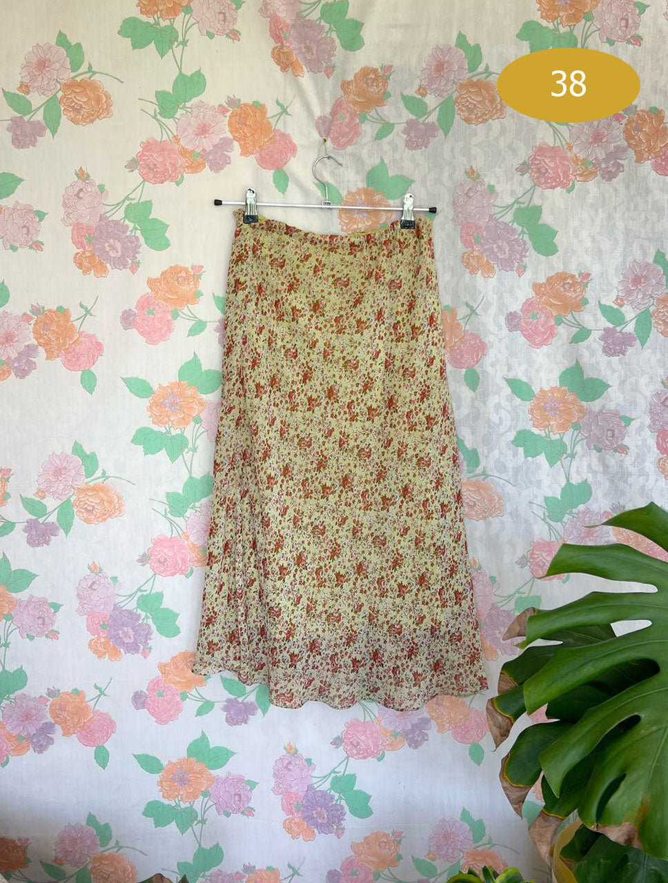 Y2K Midi Floral Skirt