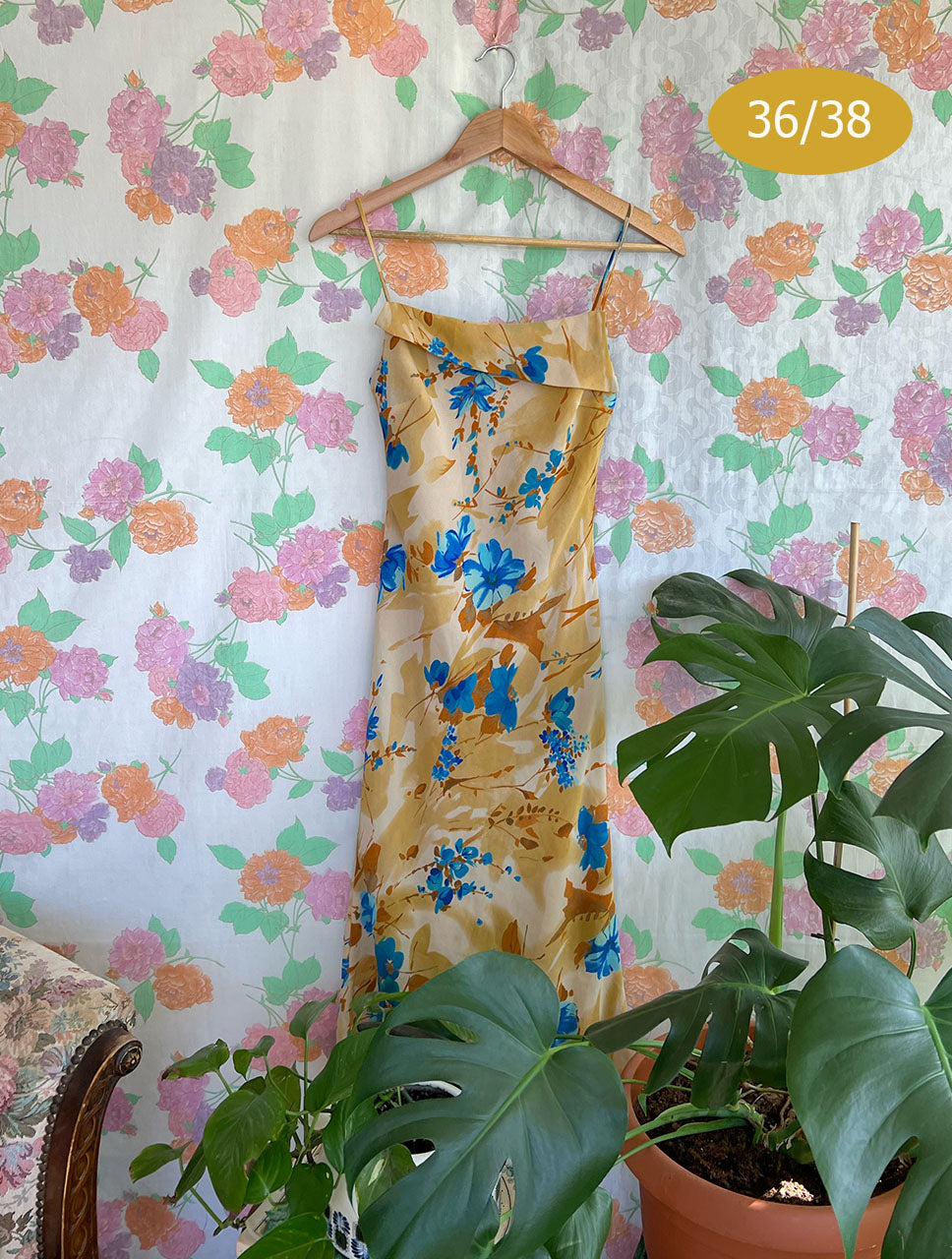 90's Apricot Slip Dress