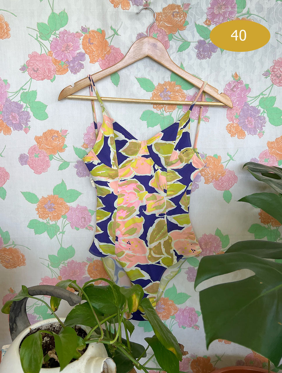 80's Unique Swimsuit