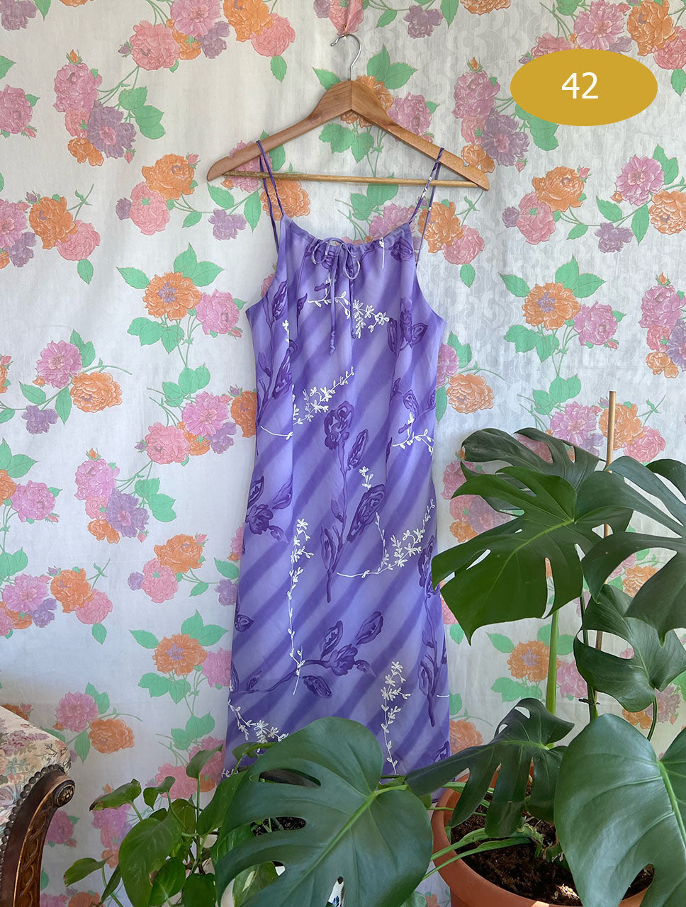 90's Lilac Slip Dress