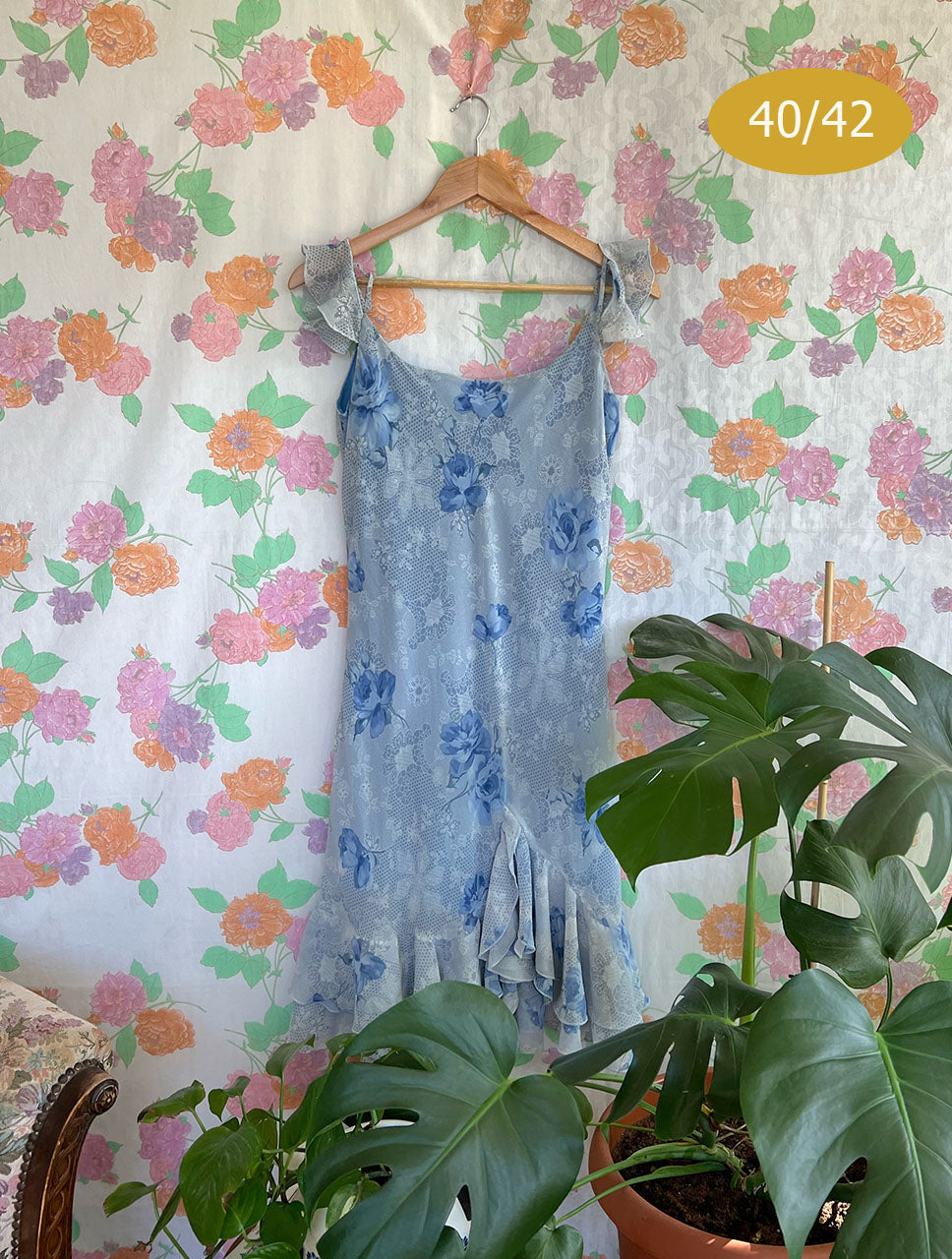 Blue Dreamy 90's Dress