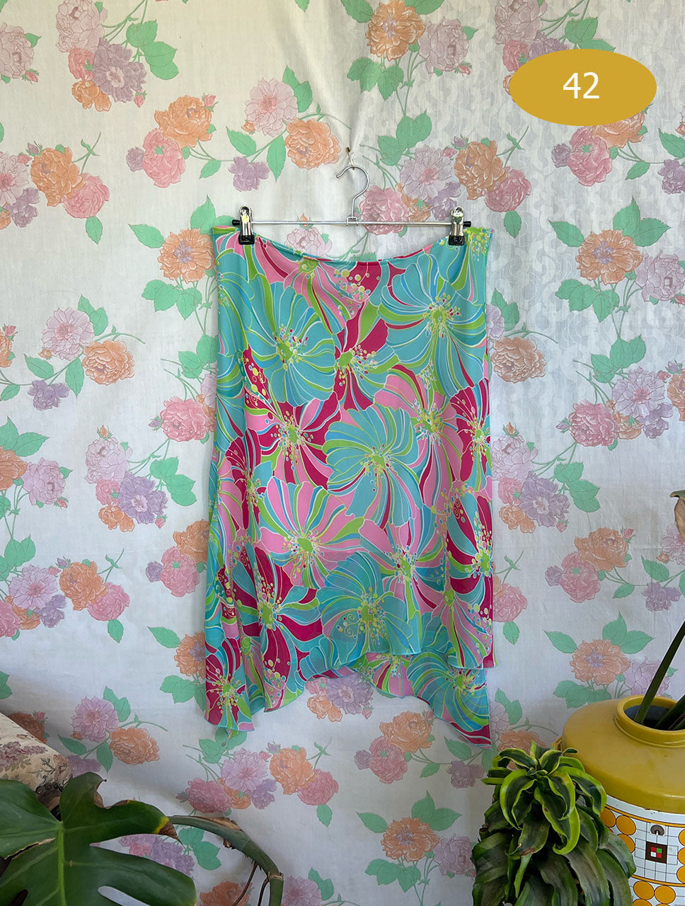 Y2K Pastel Floral Skirt