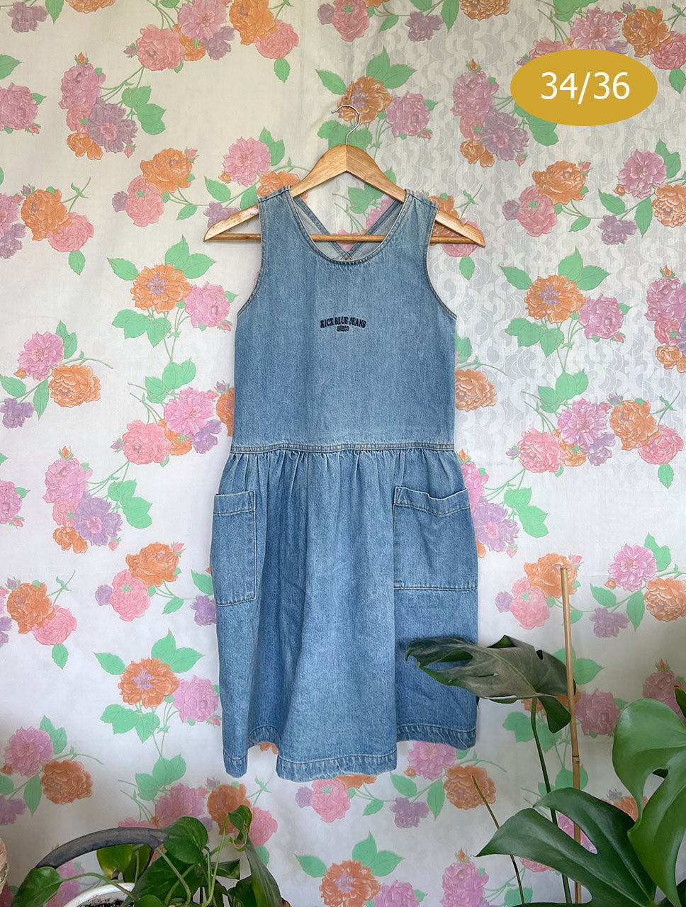 90's Light Denim Dress