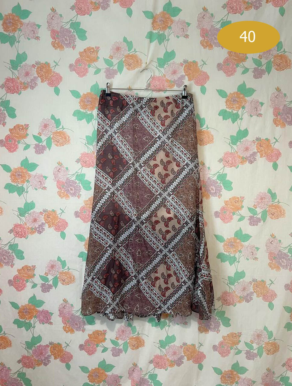 2000’s Patchwork Printed Skirt