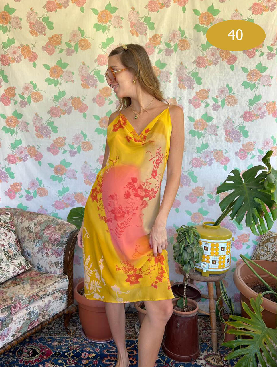 90's Spring Slip Dress