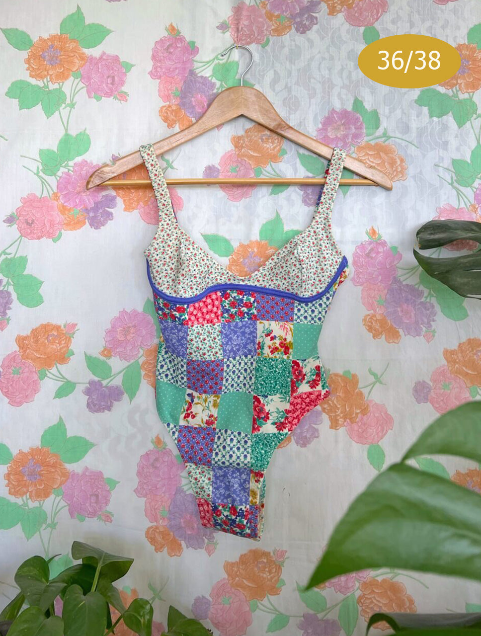 Patchwork Deadstock Vintage Swimsuit