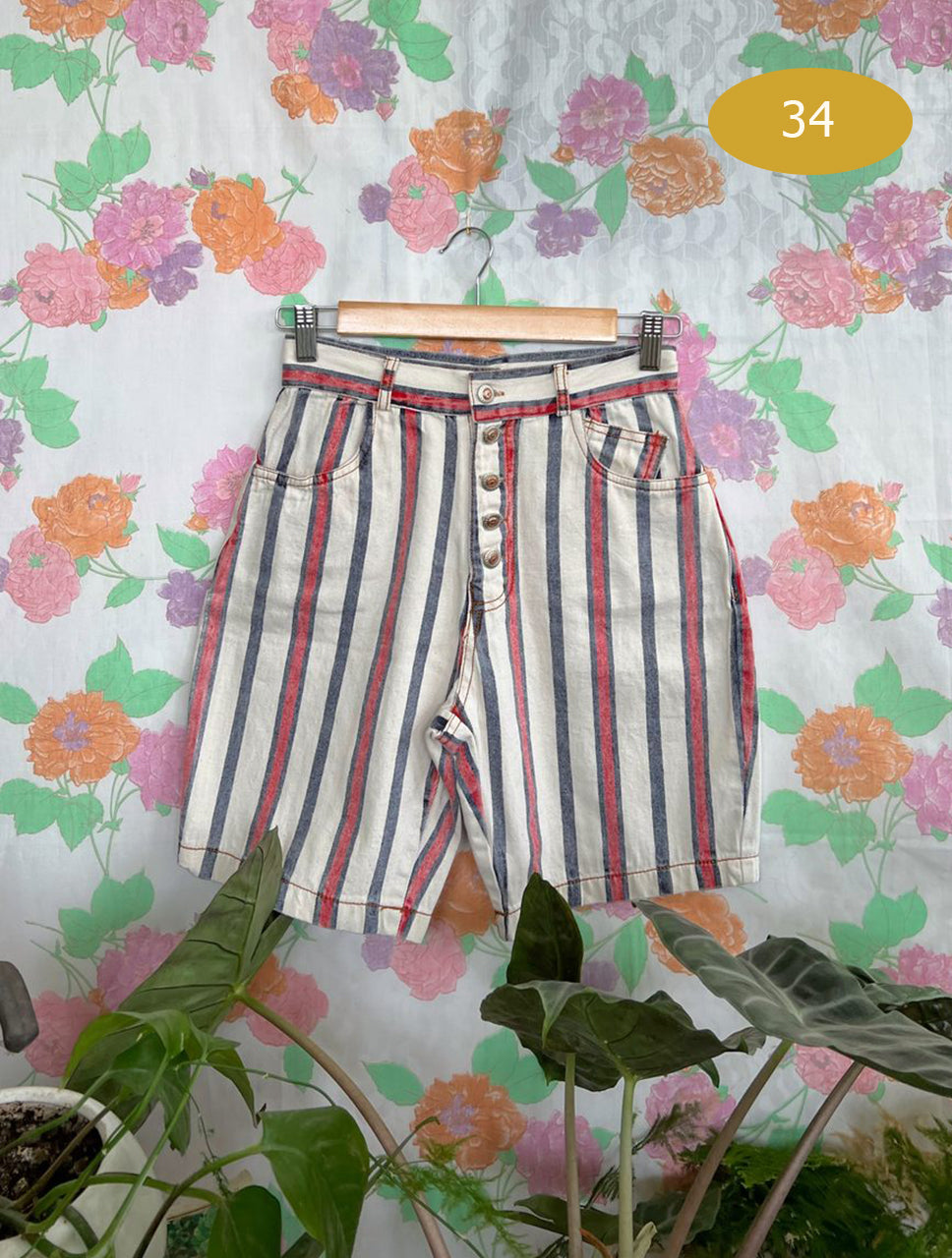 80’s Striped Shorts