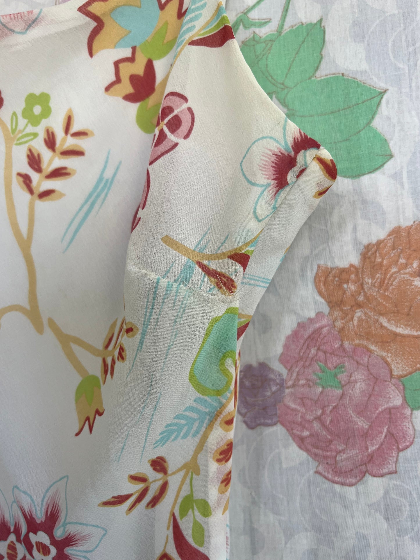 90's Fun Printed Slip Dress