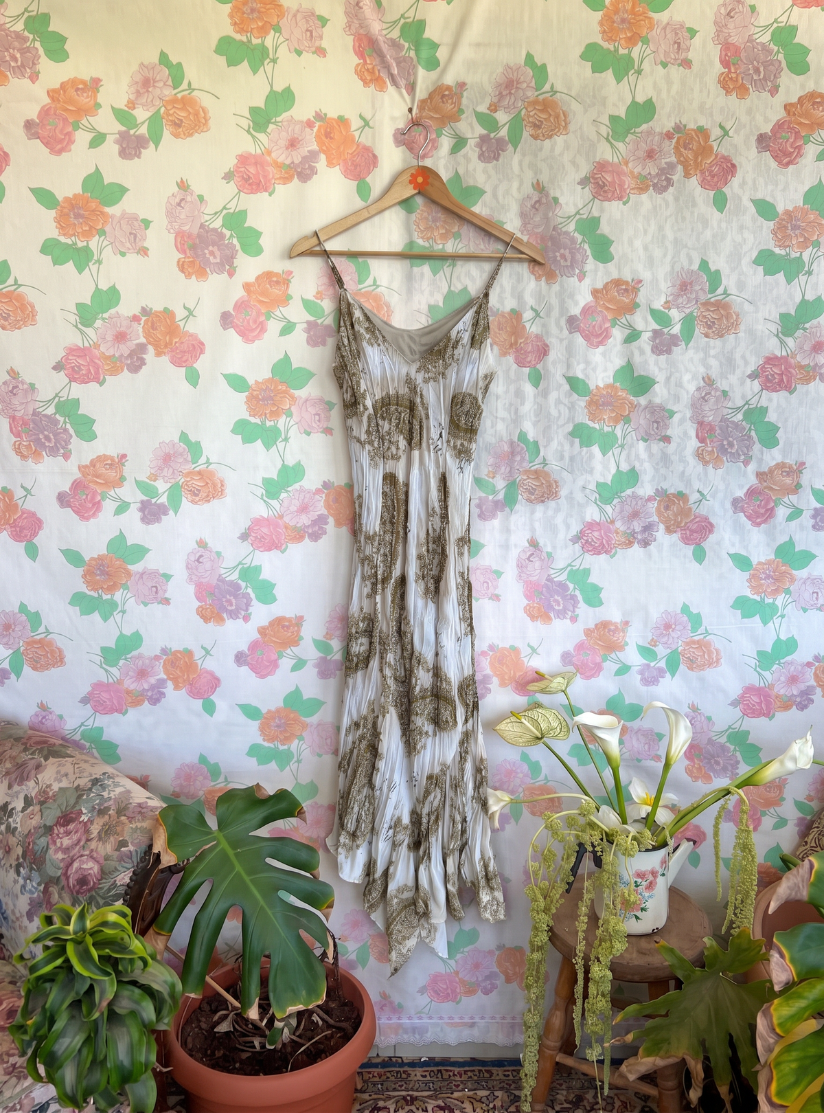 2000’s Neutral Printed Dress