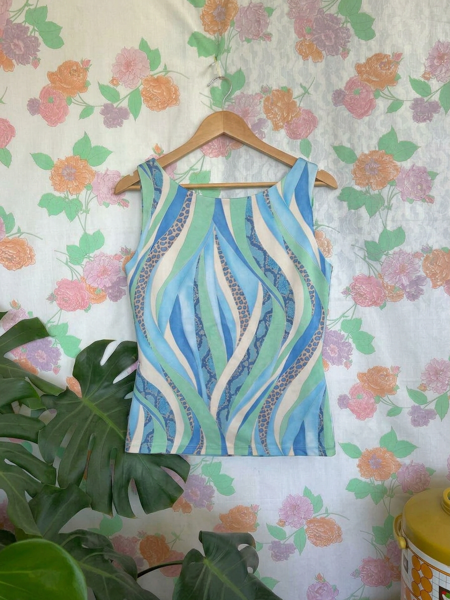 Vintage Y2K Printed Tank Top