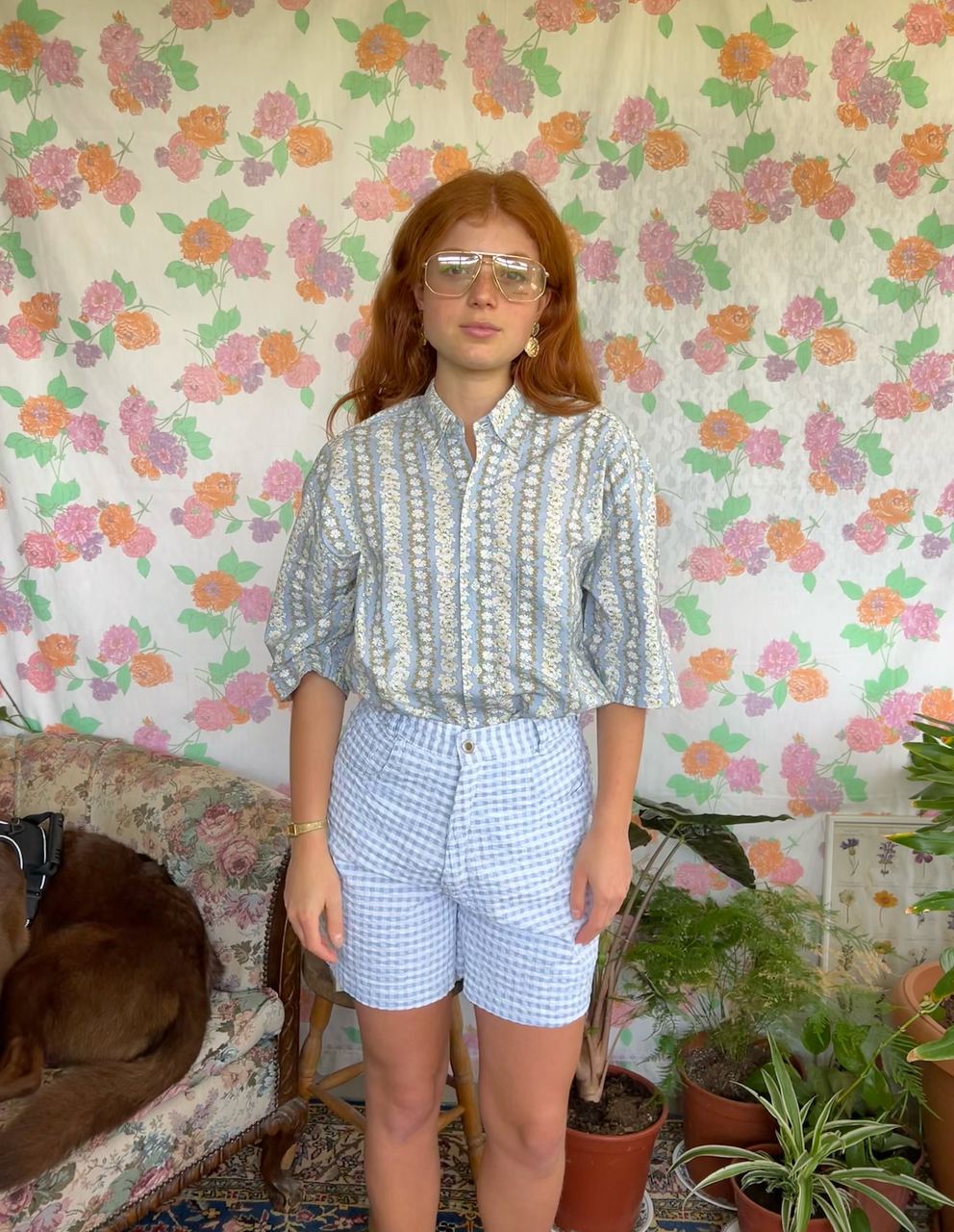 80’s Hamuche Plaid Shorts - With the tag!