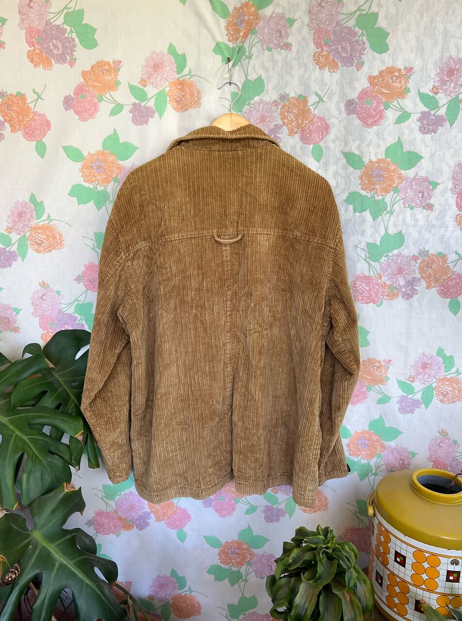 80's Corduroy Caramel Coat