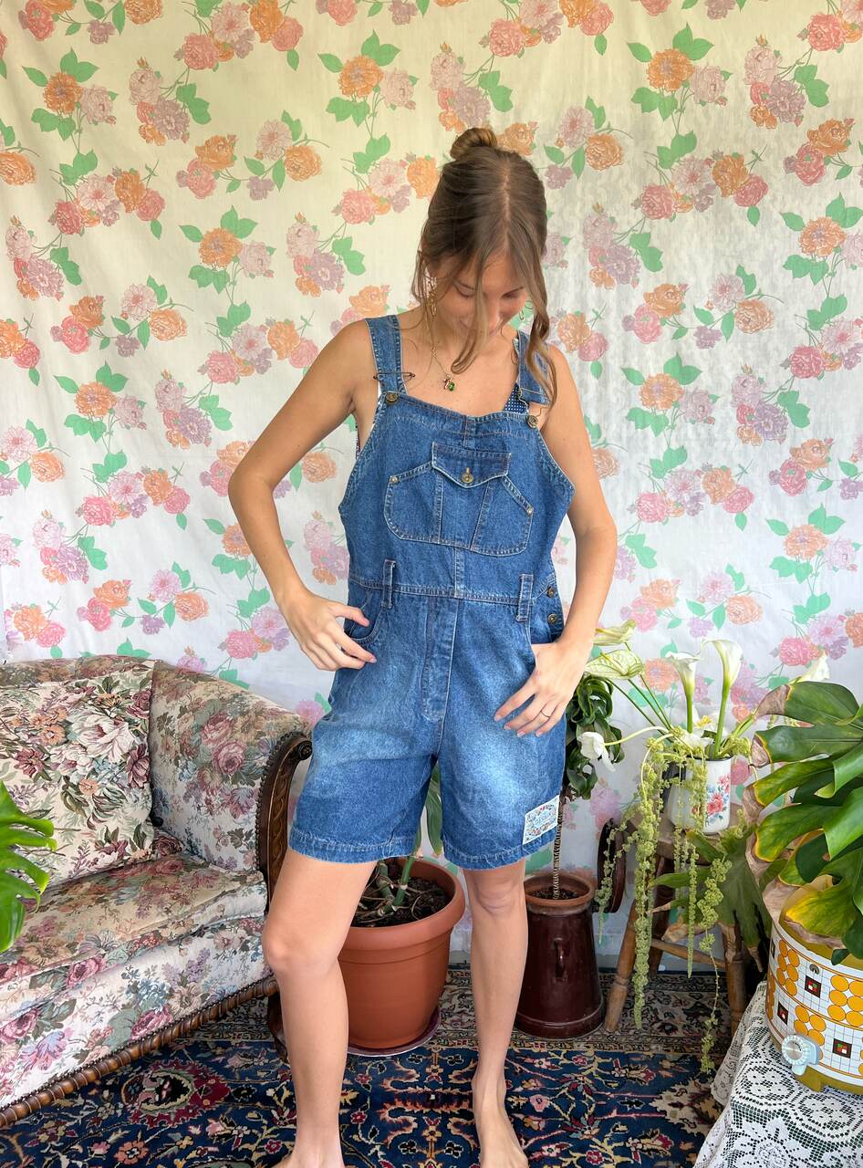 90's Unique Denim Jumpsuit