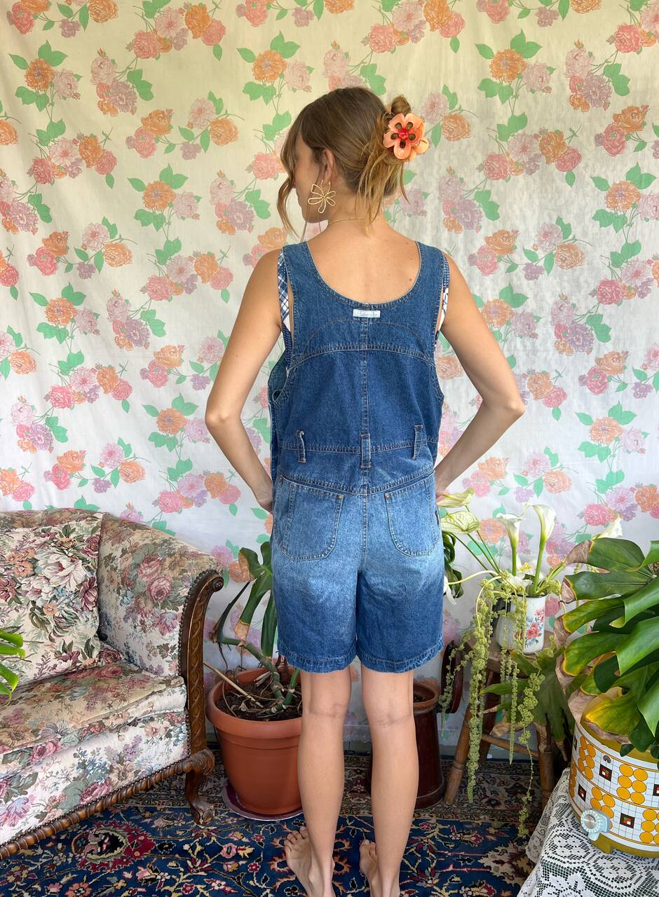 90's Unique Denim Jumpsuit
