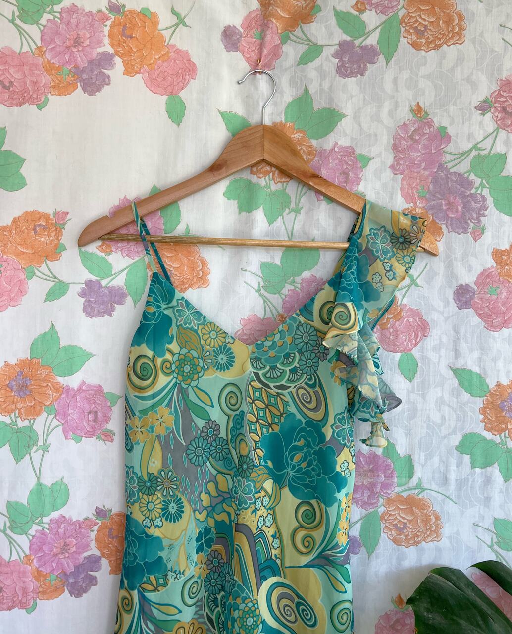 90's Green Fairy Vintage Dress