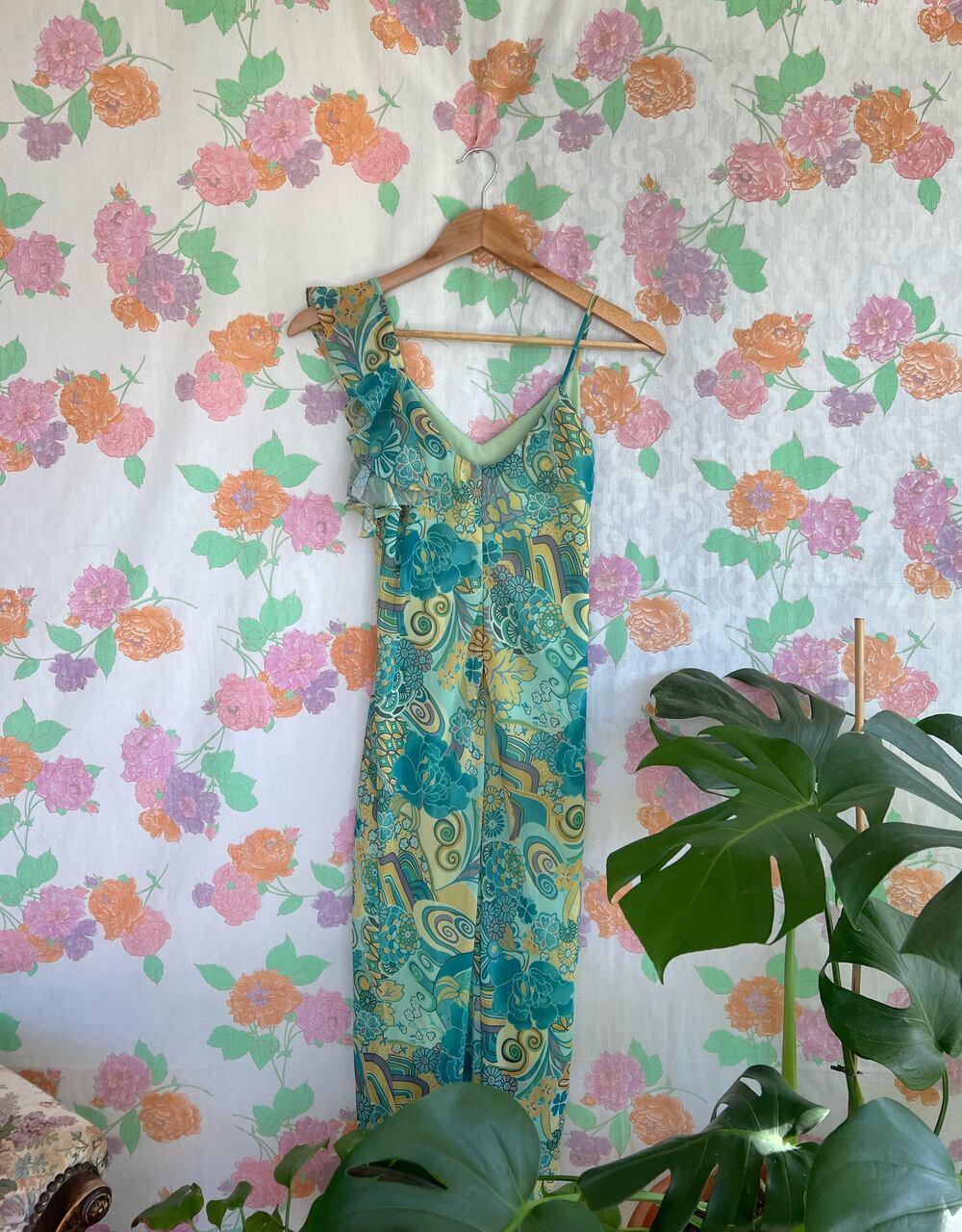 90's Green Fairy Vintage Dress