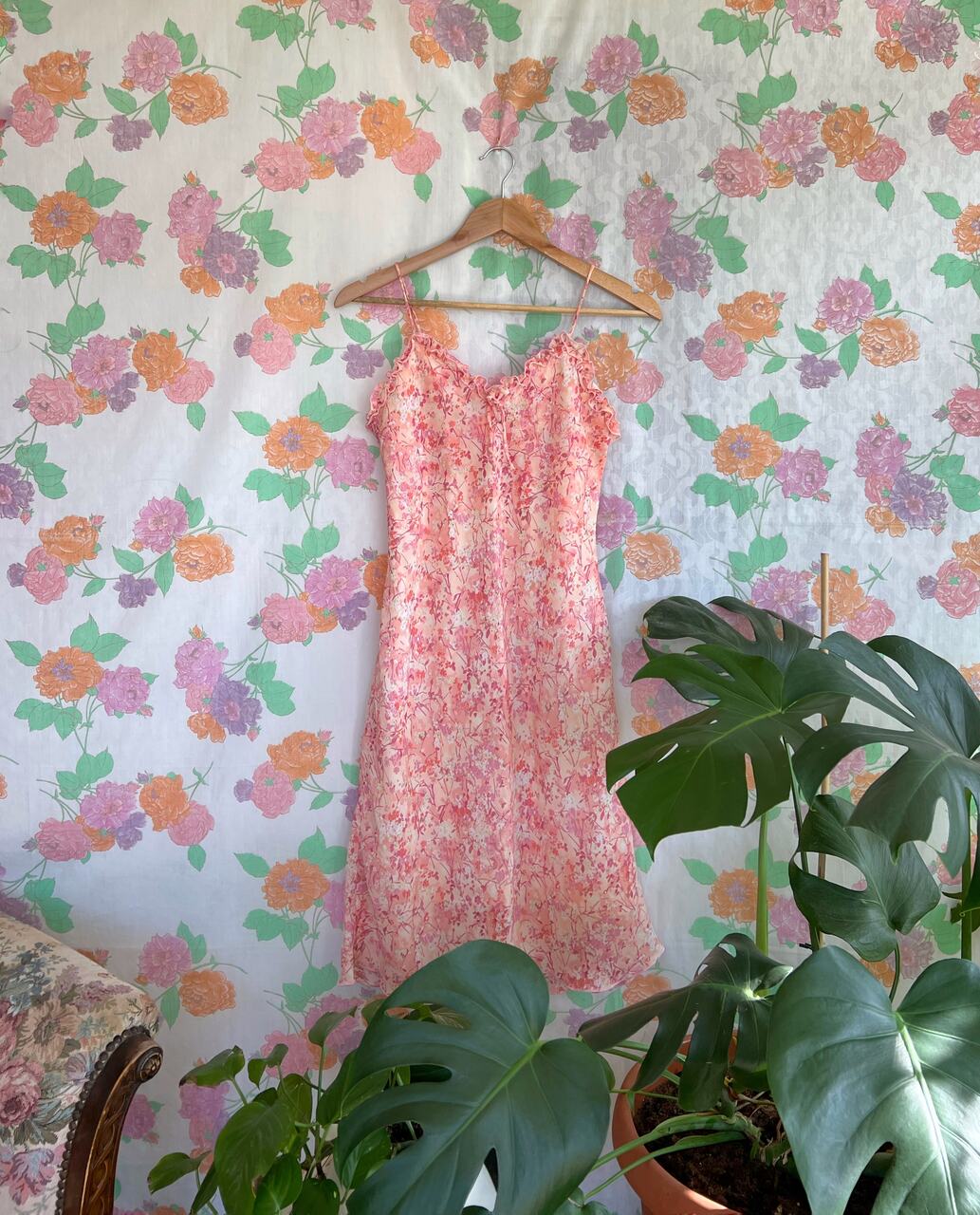 90's Rose Slip Dress