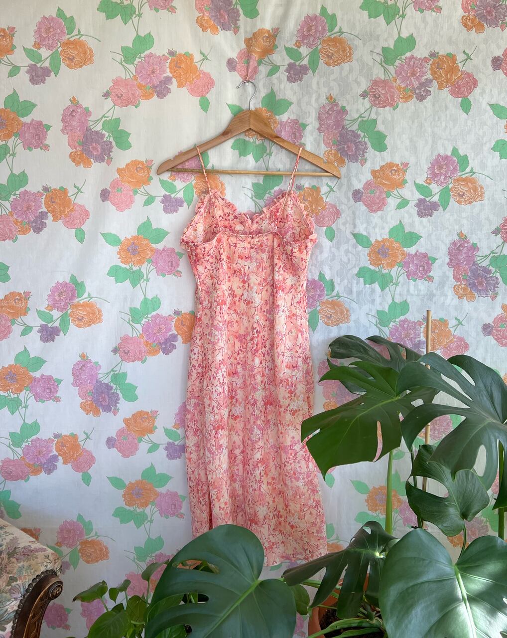 90's Rose Slip Dress