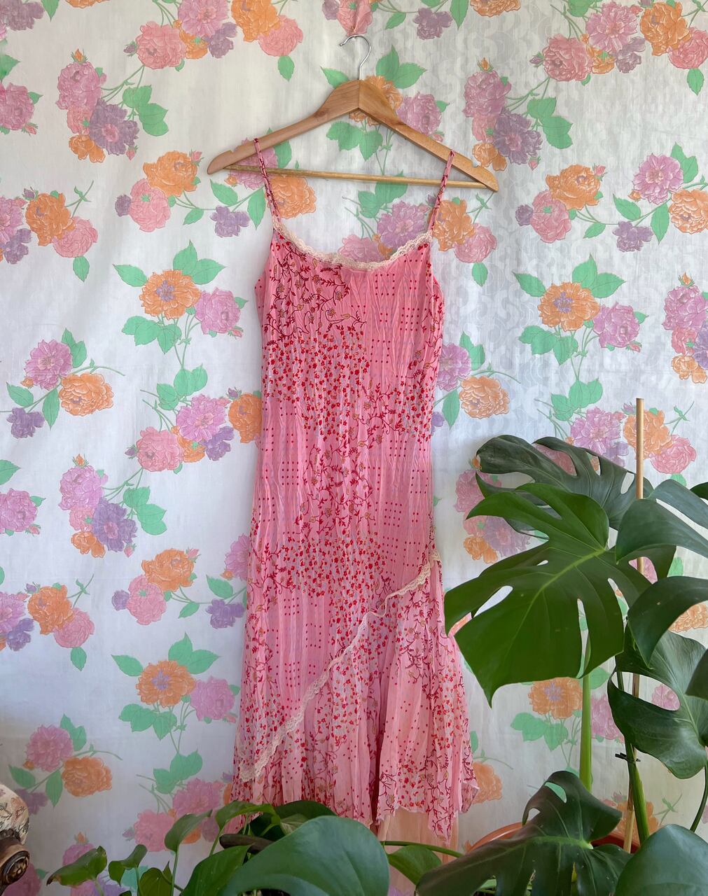 90's Fairy Pink Slip Dress