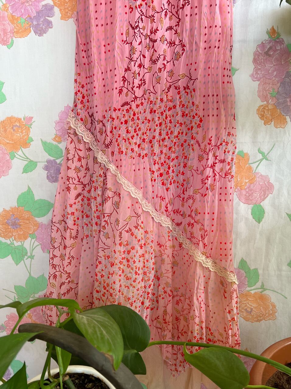 90's Fairy Pink Slip Dress