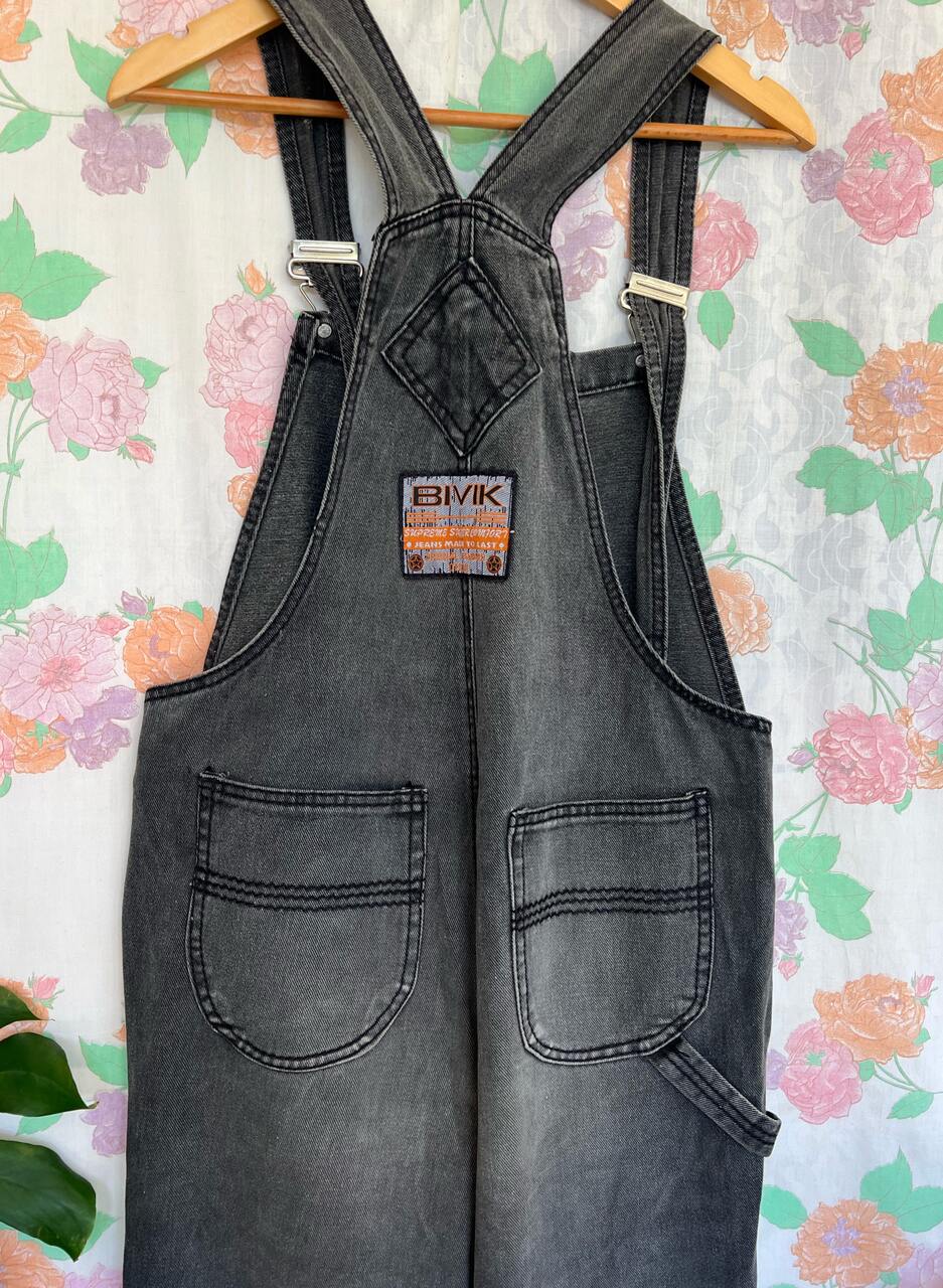 90's Bivik Baggy Denim Overall