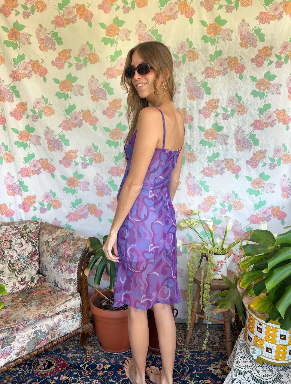 00's Purple Dress