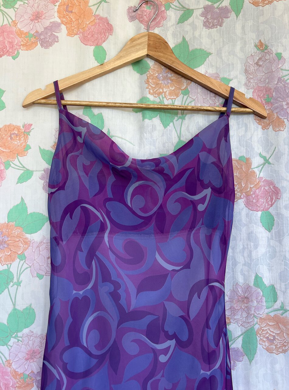 00's Purple Dress