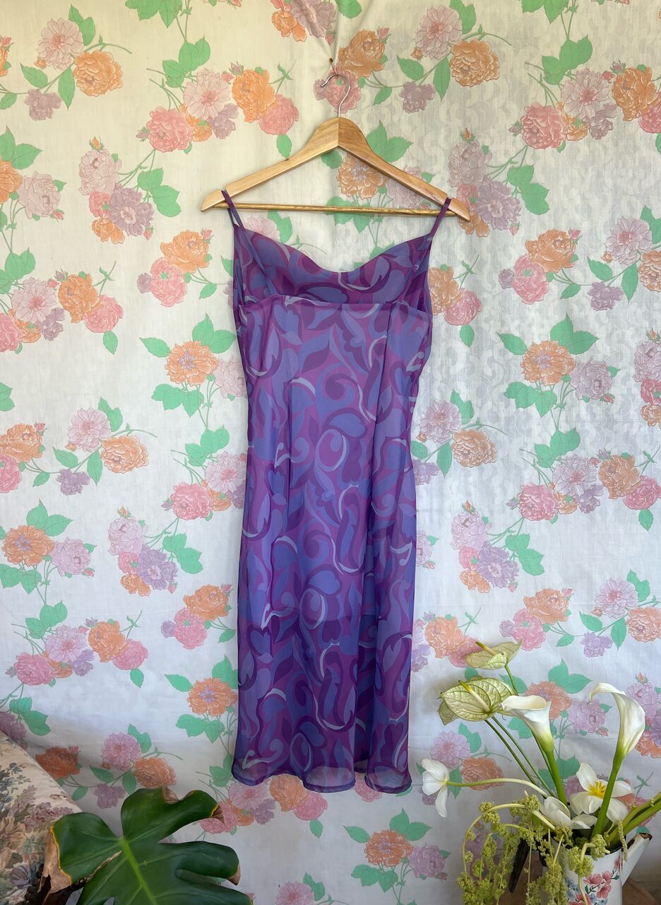 00's Purple Dress