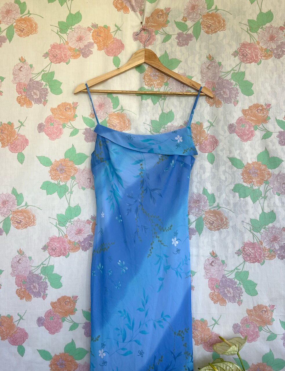 90's Blue Romantic Dress