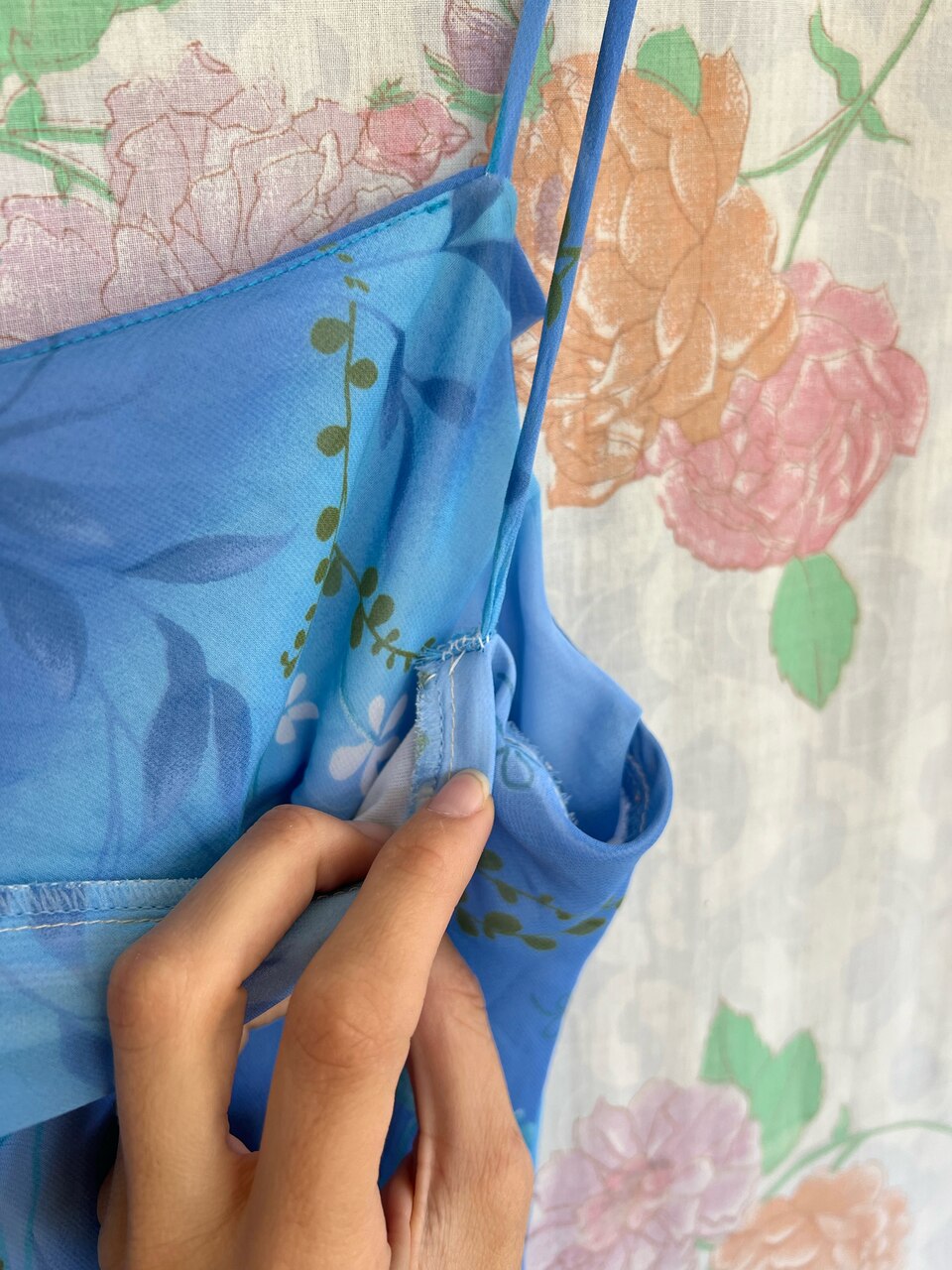 90's Blue Romantic Dress