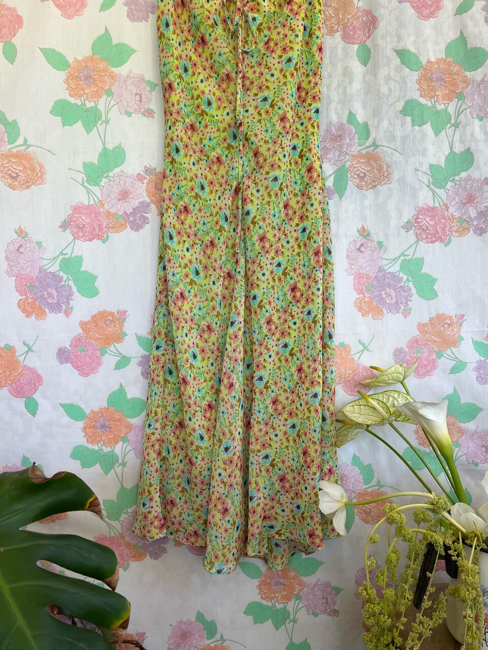 90's Green Garden Dress