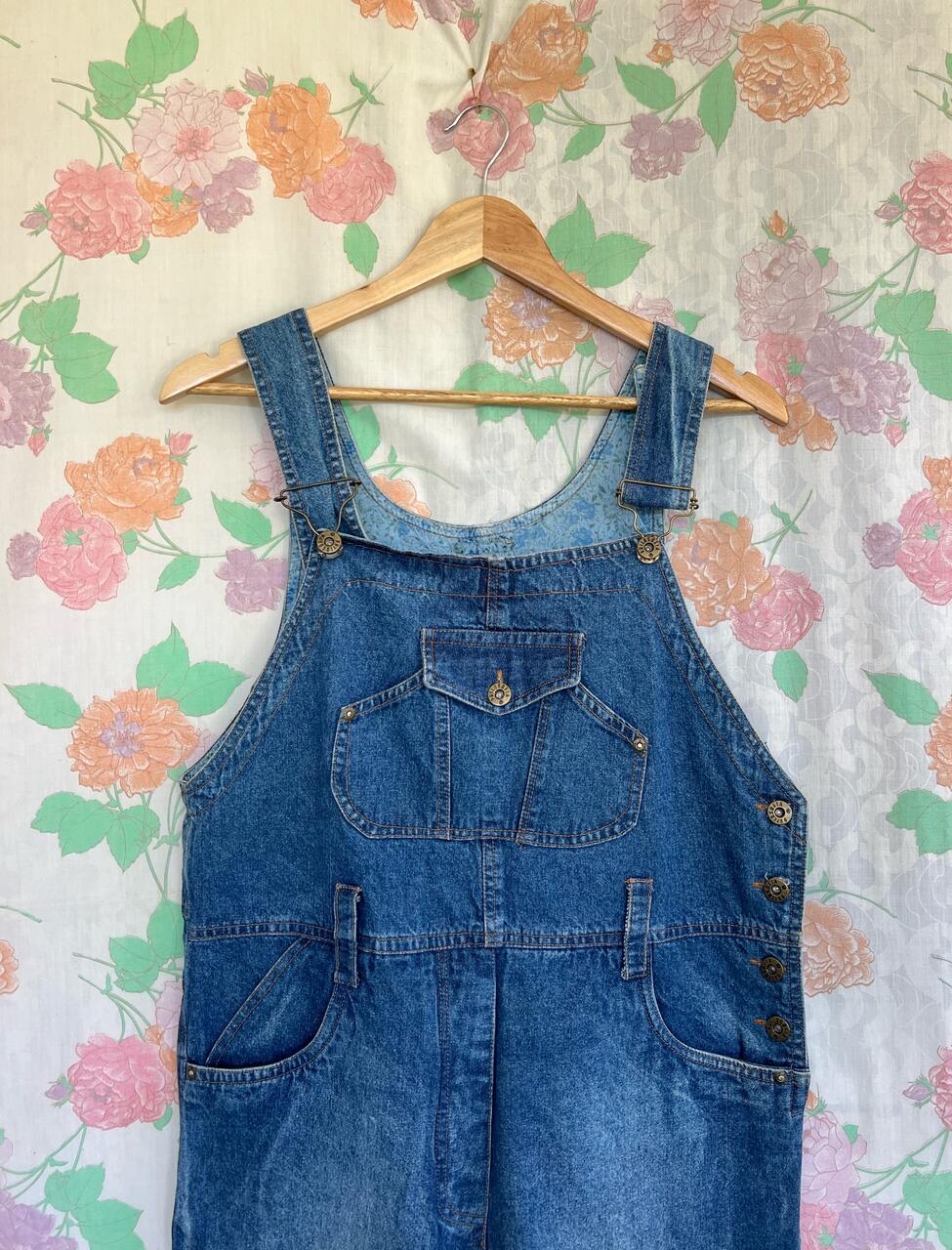 90's Unique Denim Jumpsuit