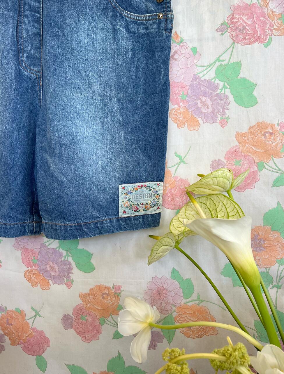 90's Unique Denim Jumpsuit