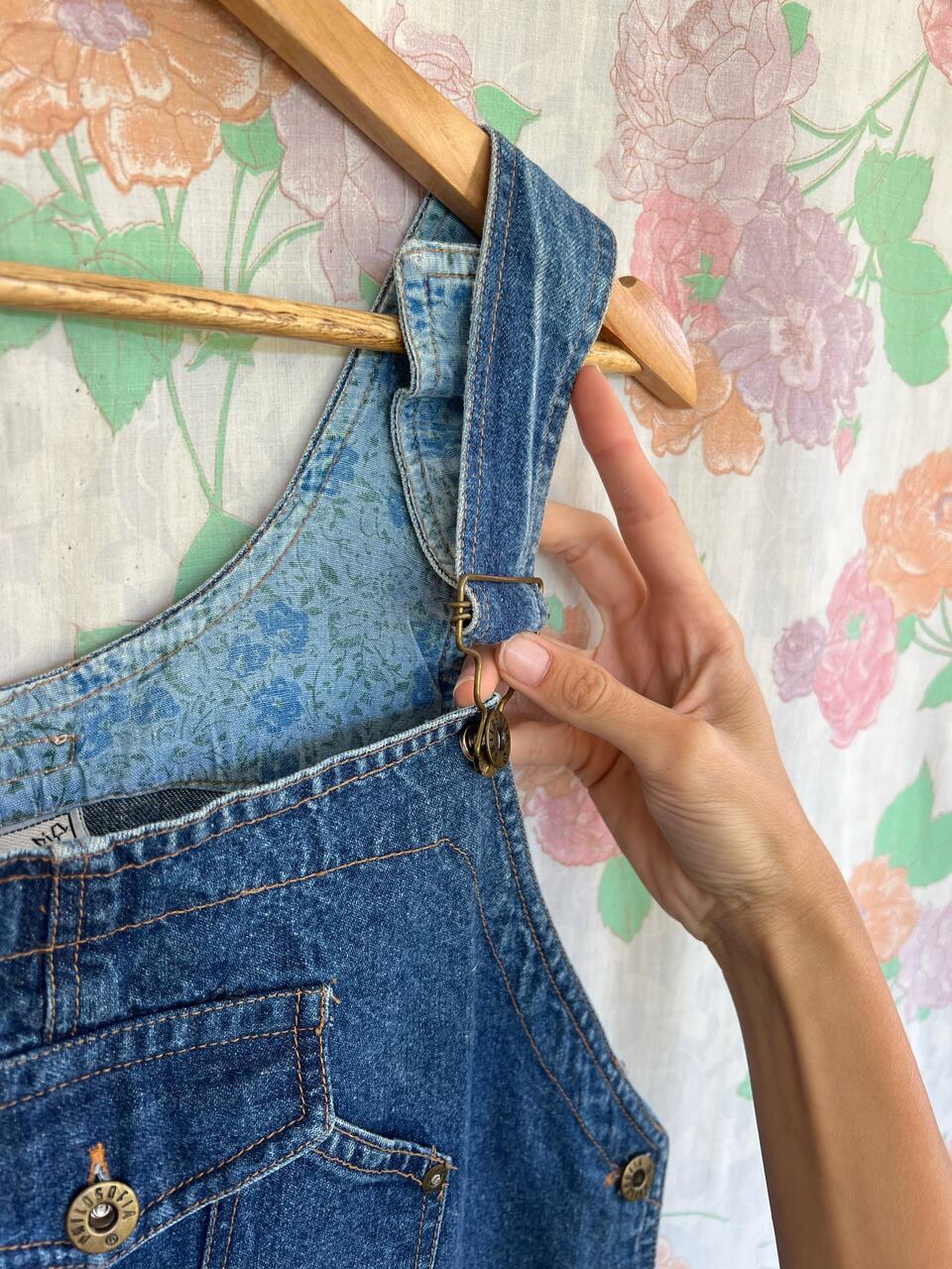 90's Unique Denim Jumpsuit