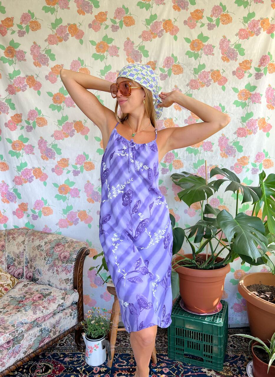 90's Lilac Slip Dress