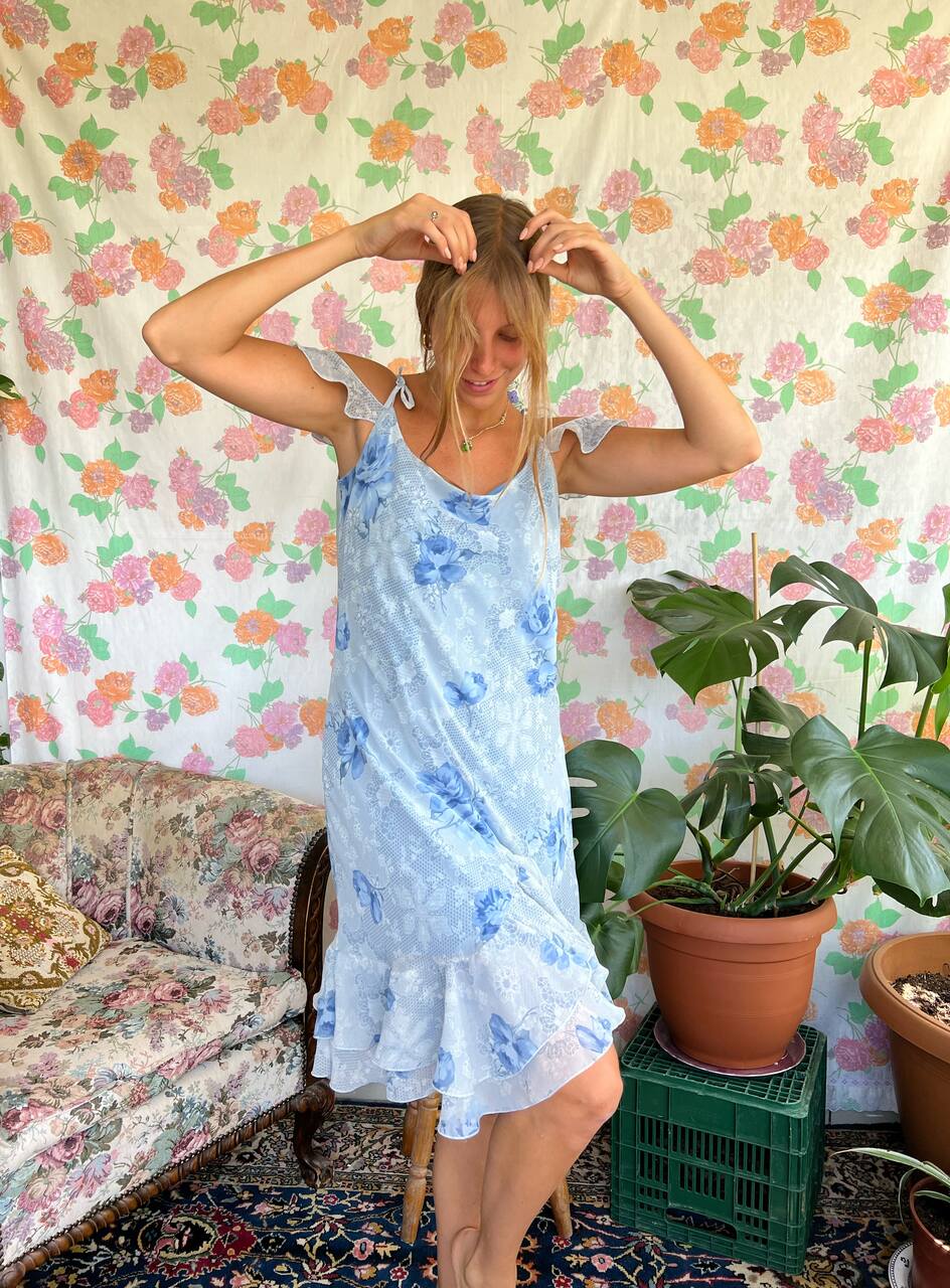 Blue Dreamy 90's Dress
