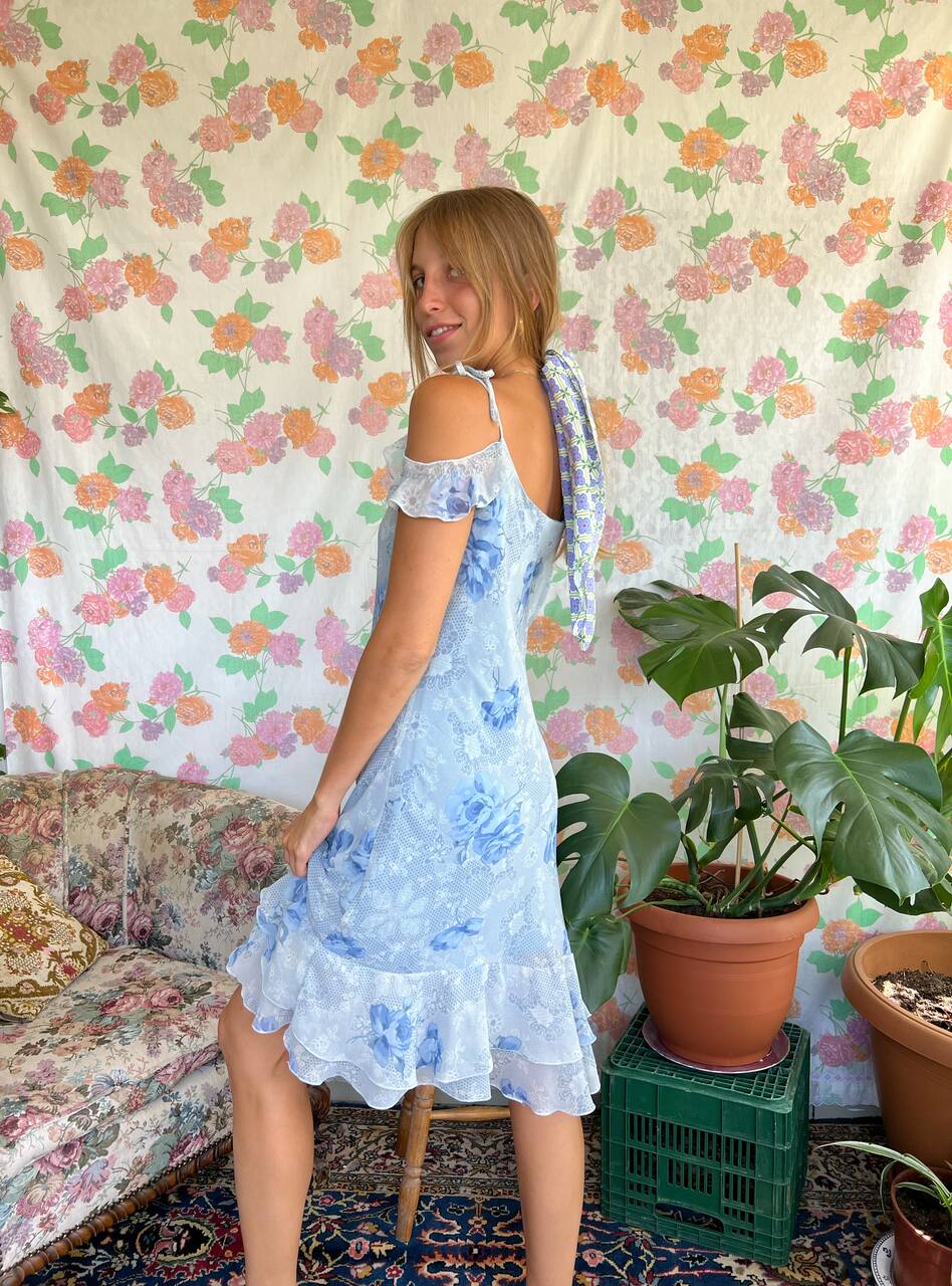 Blue Dreamy 90's Dress