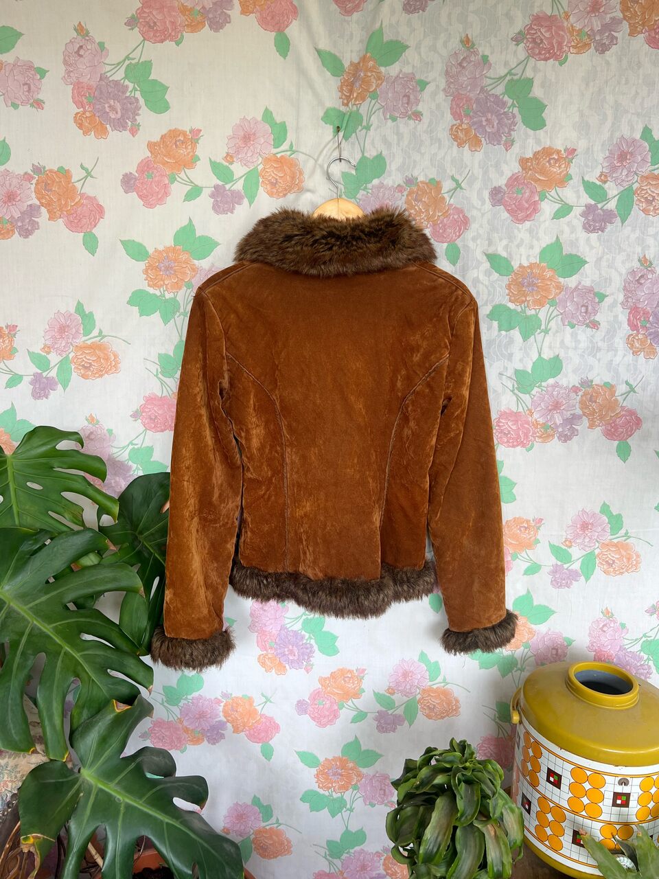 Y2K Suede Cropped Jacket