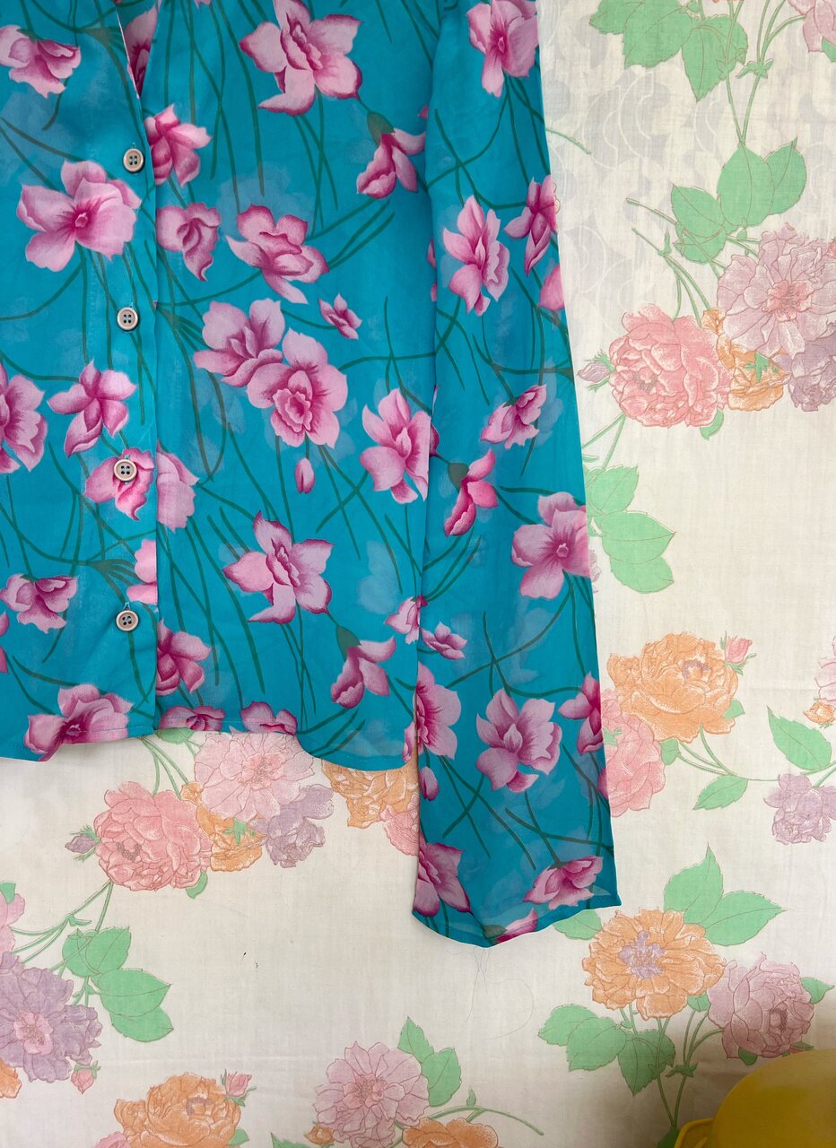 90's Dreamy Floral Shirt