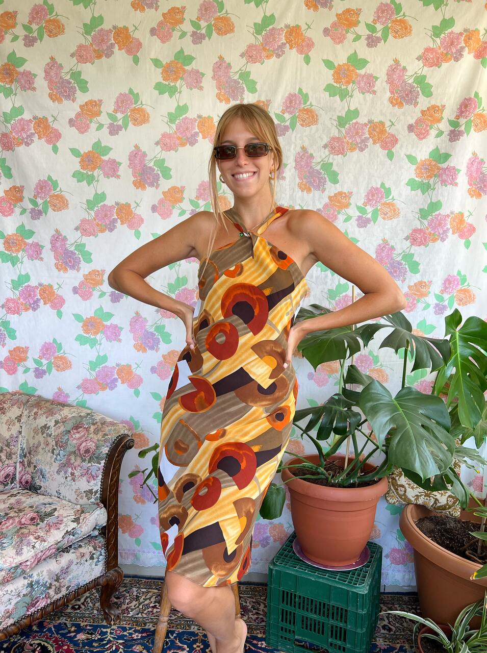 Geometric Adama Vintage Dress