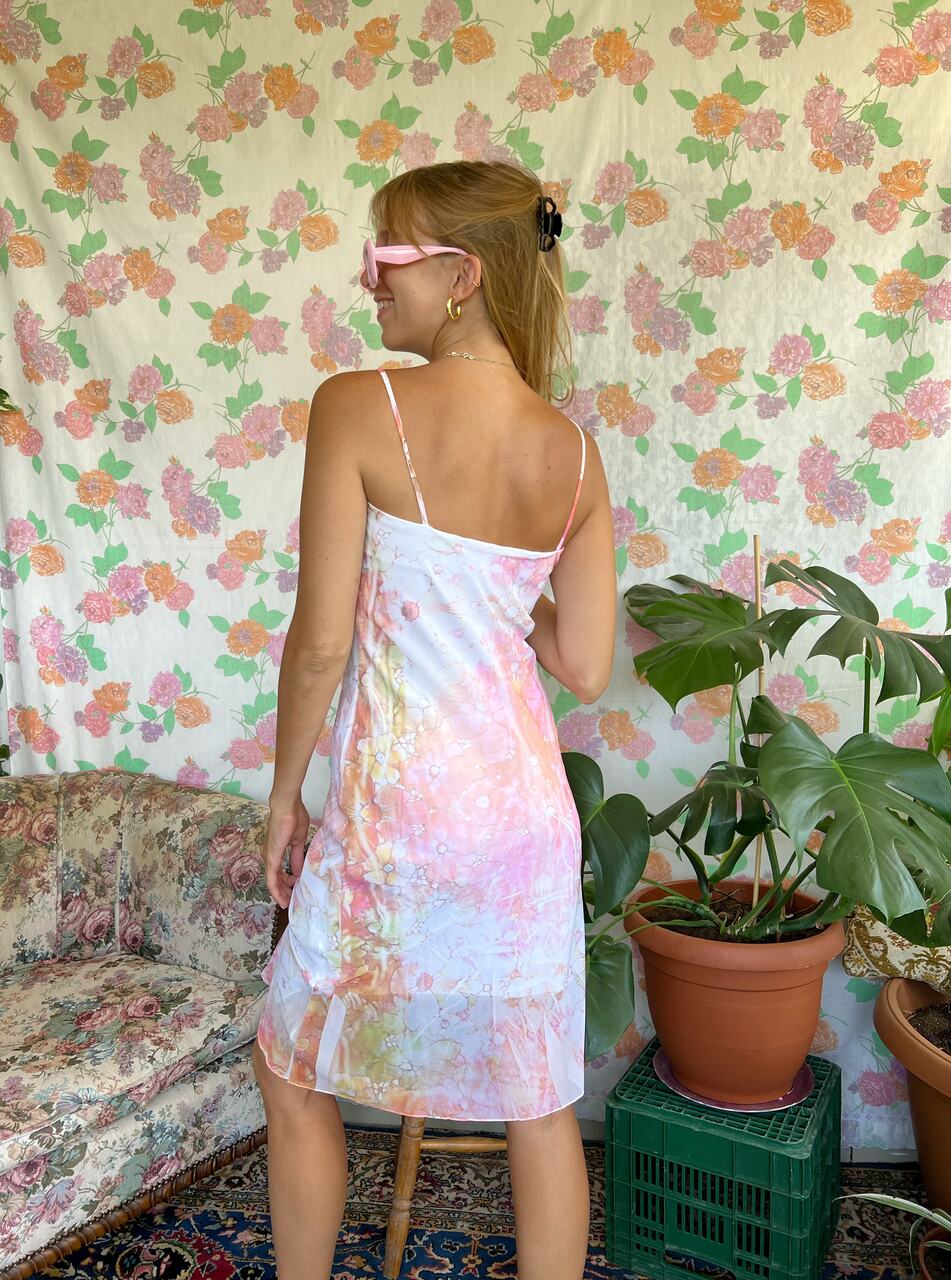 90's Pastel Slip Dress