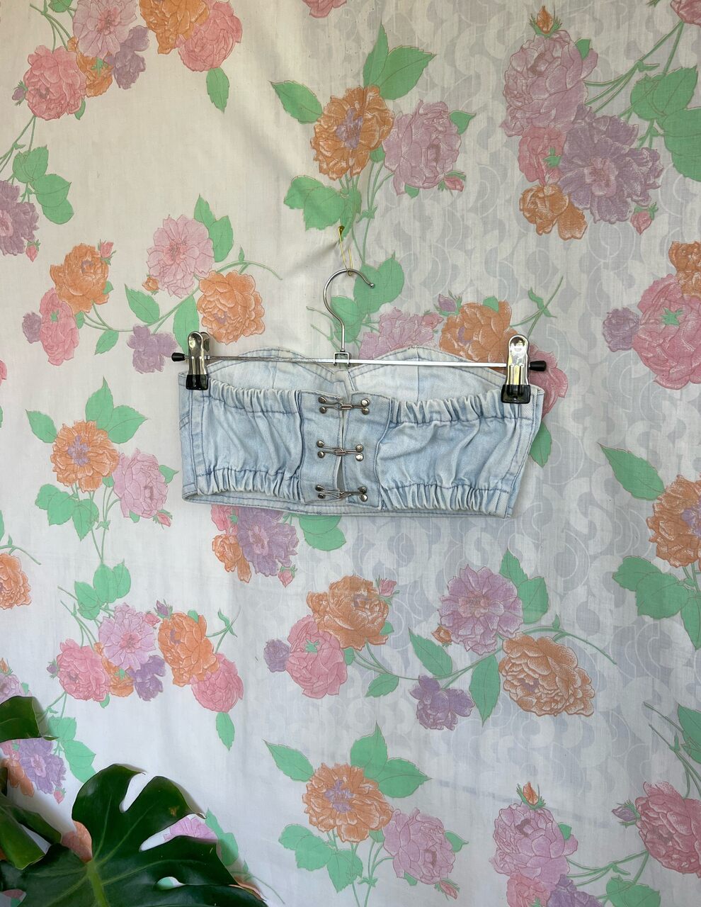 90's Denim Cropped Top